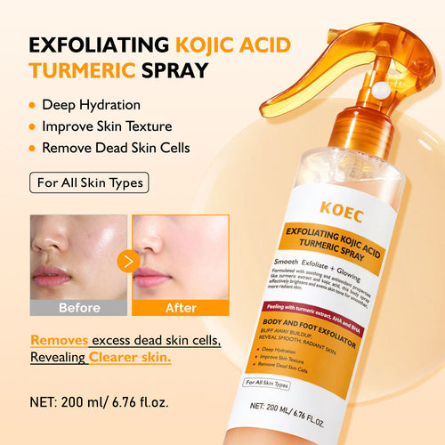 Exfoliating Kojic Acid Turmeric Spray