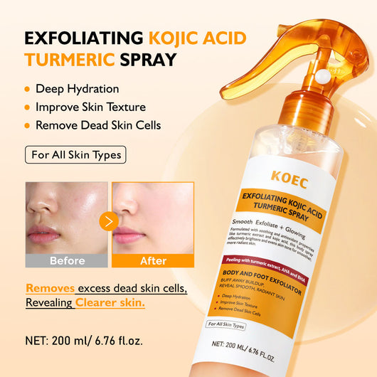 Exfoliating Kojic Acid Turmeric Spray